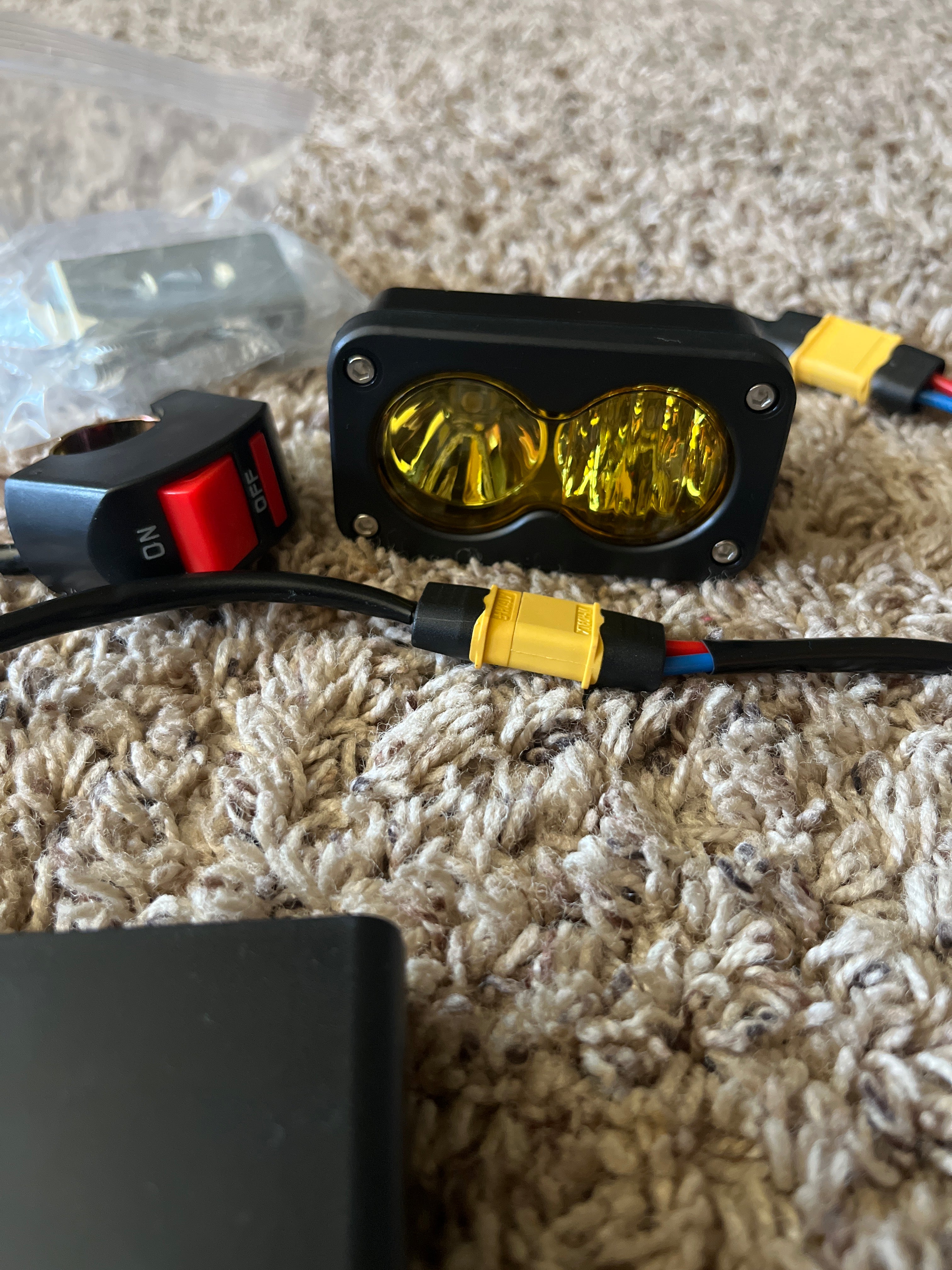 Amber Baha Light Battery Powered