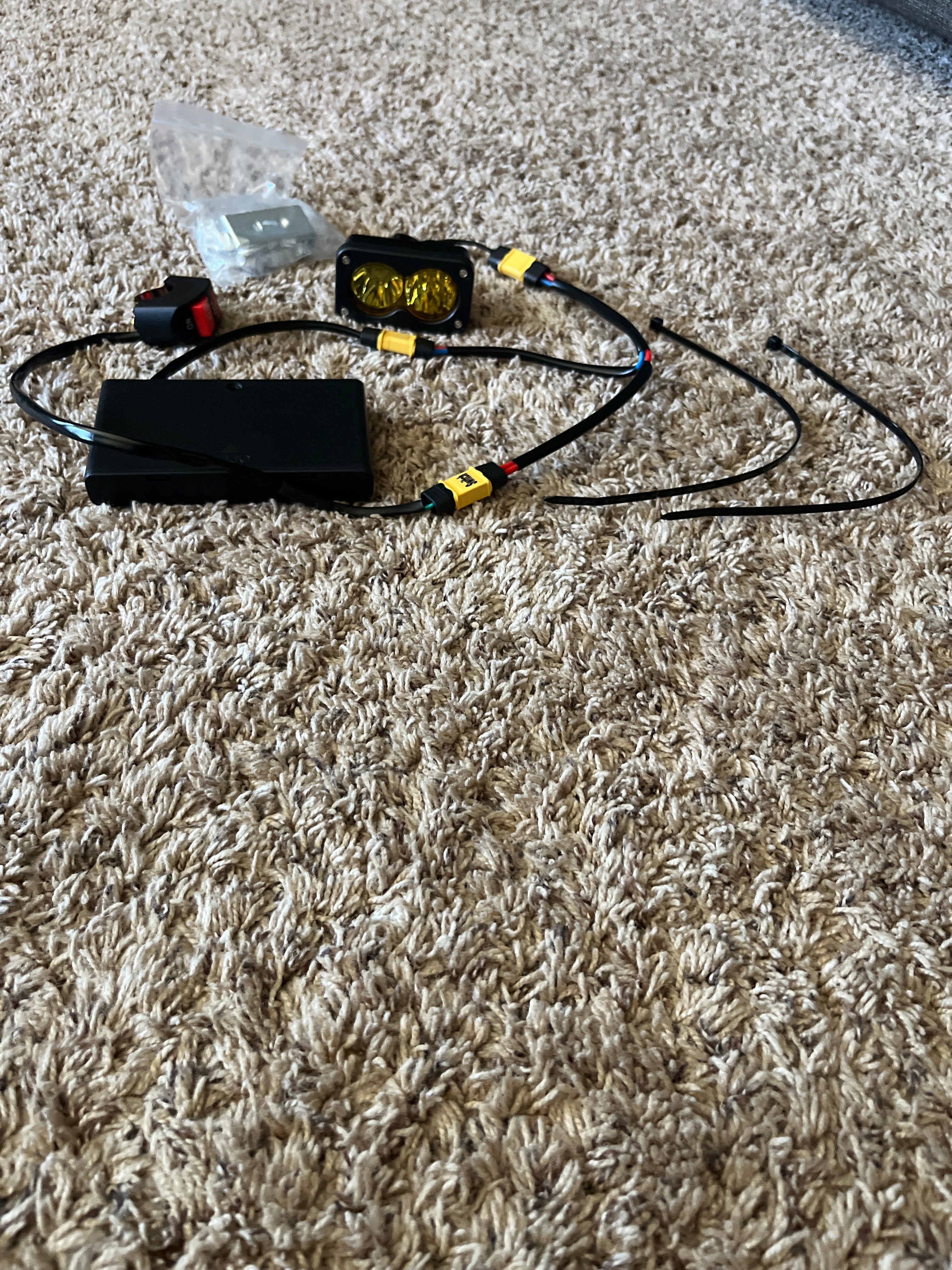 Amber Baha Light Battery Powered